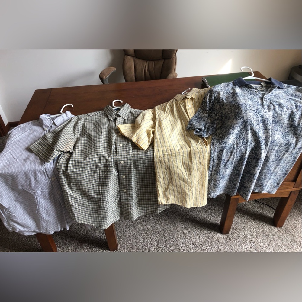 Make offer for all - MENS DRESS SHIRTS SOME WORN ONCE - Picture 2 of 11